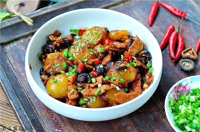 醬香水晶土豆丸子的做法-家常味燒菜譜