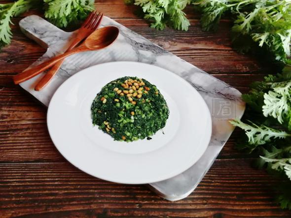 松子蓬花菜的做法-咸鮮味拌菜譜-易網健康養生網 松子蓬花菜的做法-咸鮮味拌菜譜