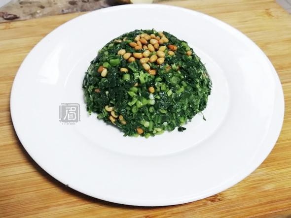 松子蓬花菜的做法-咸鮮味拌菜譜-易網健康養生網 松子蓬花菜的做法-咸鮮味拌菜譜