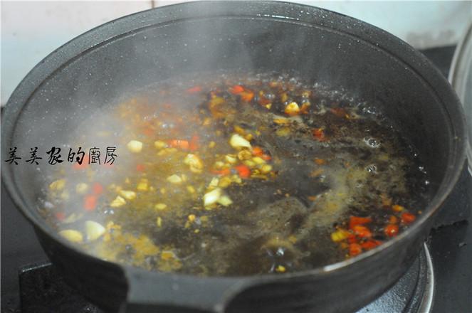 紅薯粉皮的做法-香辣味燒菜譜