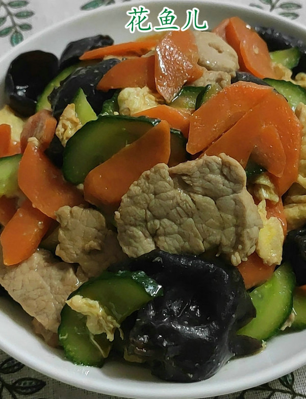 木須里脊肉的做法-家常味炒菜譜