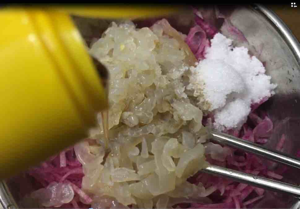 蘿卜絲拌海蜇的做法-家常味拌菜譜