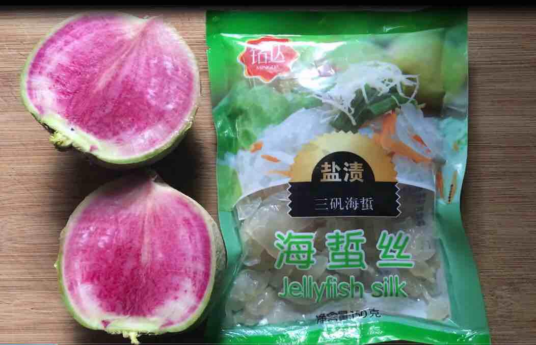 蘿卜絲拌海蜇的做法-家常味拌菜譜