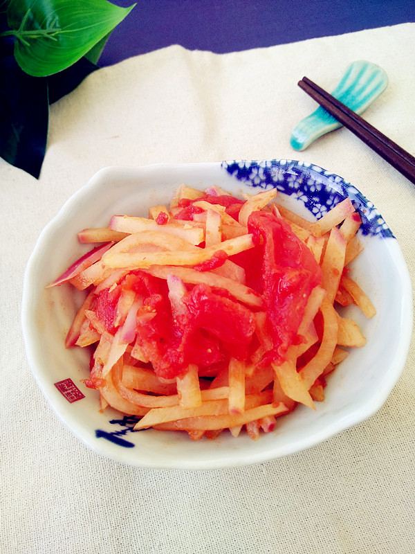 旱蘿卜燒番茄的做法-茄汁味燒菜譜-易網健康養生網 旱蘿卜燒番茄的做法-茄汁味燒菜譜