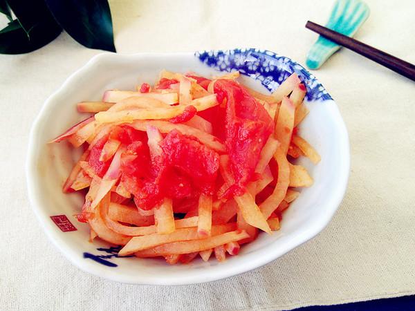 旱蘿卜燒番茄的做法-茄汁味燒菜譜-易網健康養生網 旱蘿卜燒番茄的做法-茄汁味燒菜譜