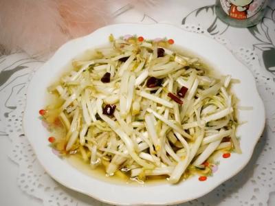 豆芽炒白芹的做法-家常味炒菜譜