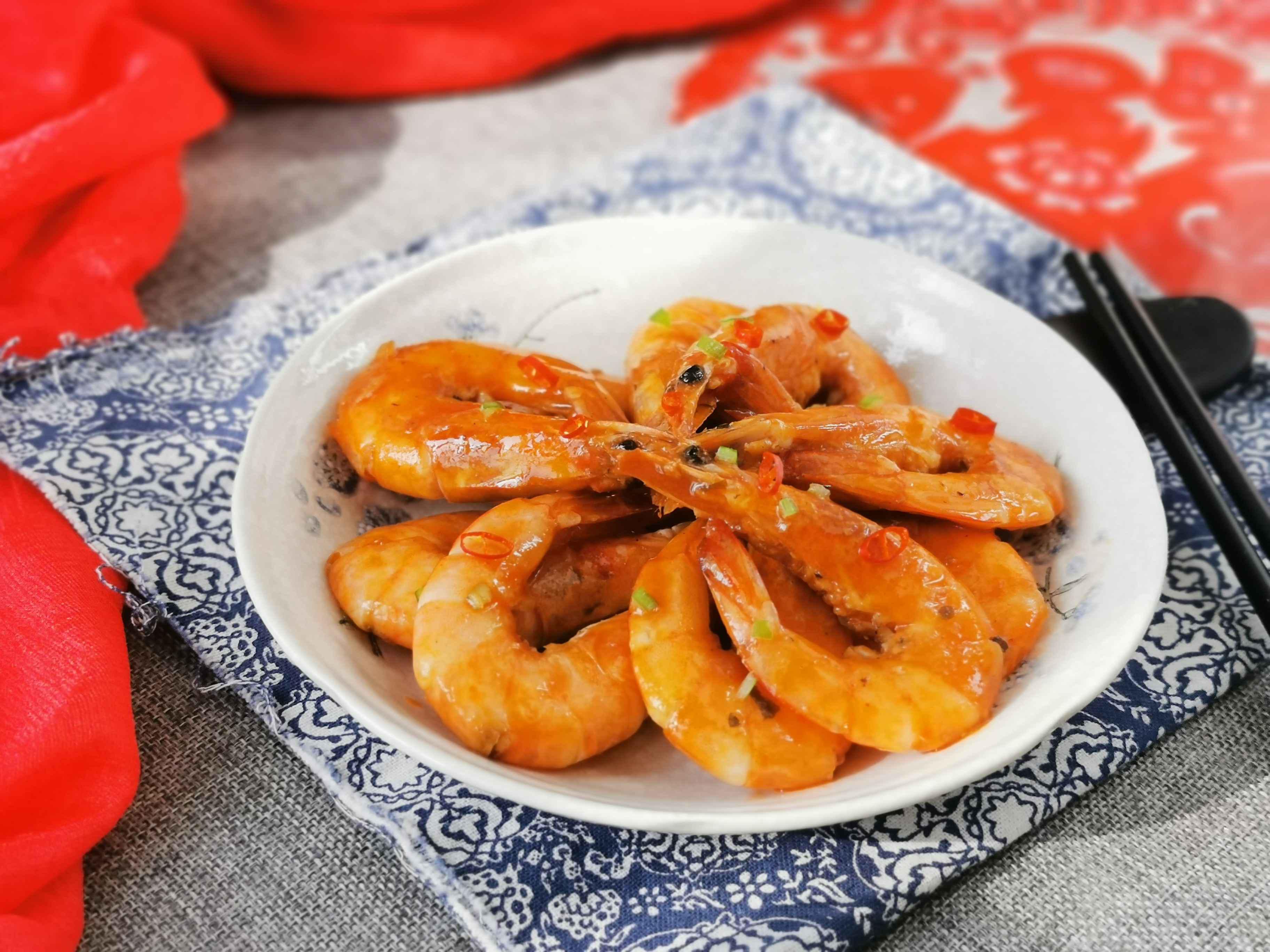 甜辣大蝦的做法-其它口味炒菜譜