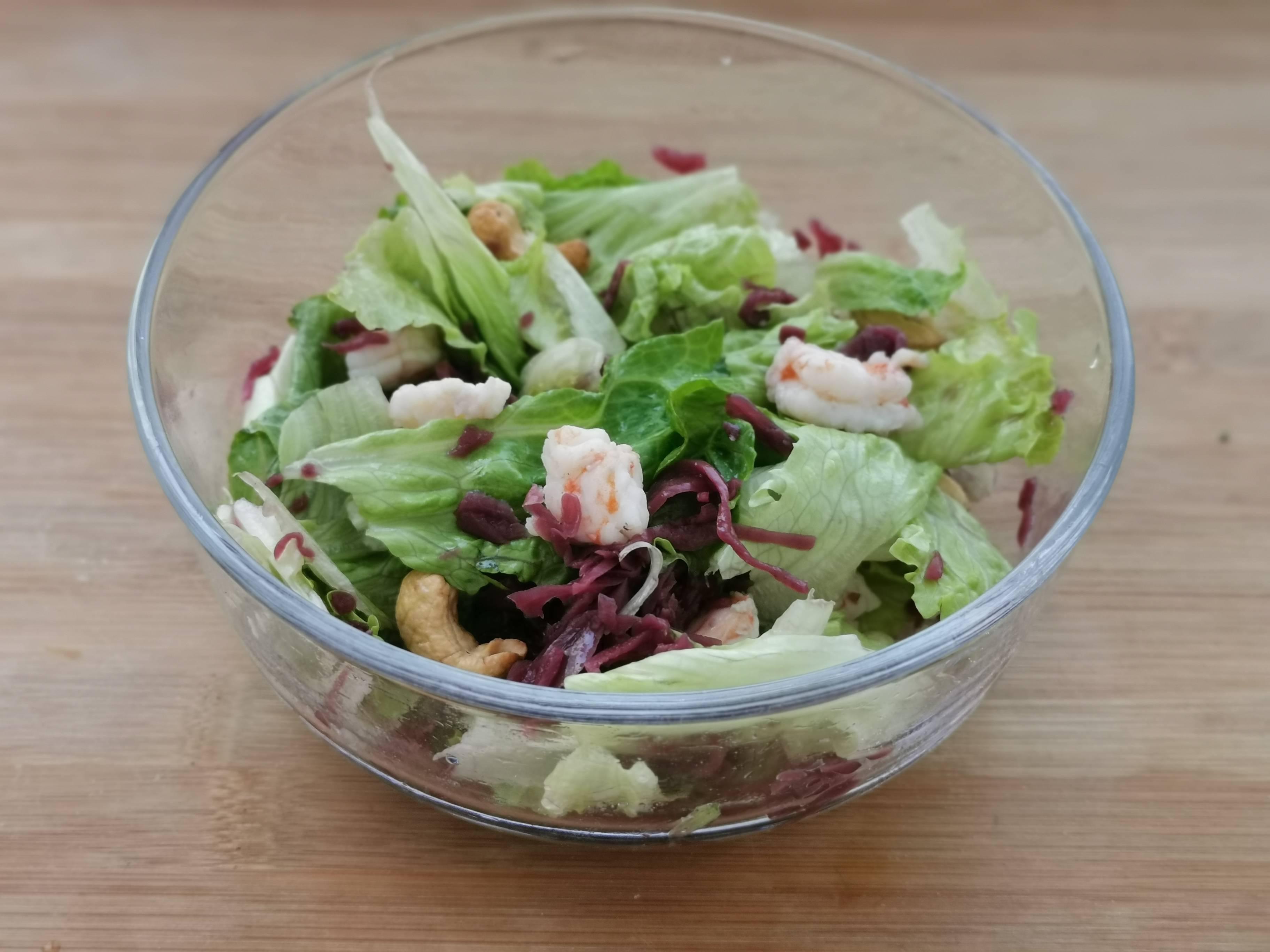 紅椰菜腰果沙拉的做法-酸甜味拌菜譜