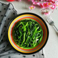 清炒芥藍的做法-家常味炒菜譜