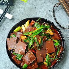 蒜香鴨血的做法-家常味燒菜譜