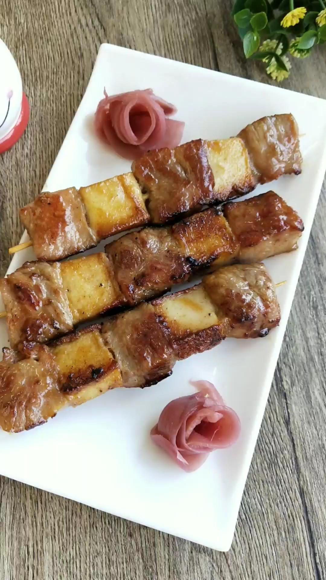 魚豆腐牛肉串的做法-咸鮮味煎菜譜