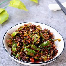 青椒炒老干媽的做法-香辣味炒菜譜