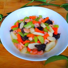 蝦仁炒雜蔬的做法-咸鮮味炒菜譜