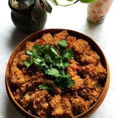 土豆粉蒸肉的做法-咸鮮味蒸菜譜