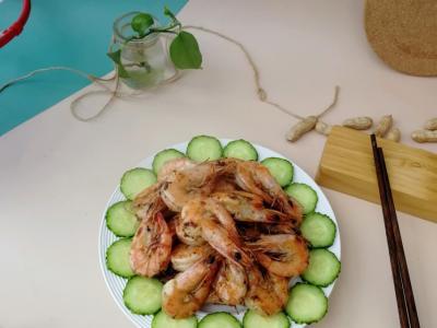 椒鹽油爆蝦的做法-咸鮮味炸菜譜