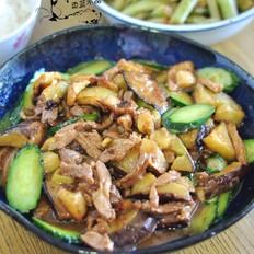 茄子炒肉的做法-家常味炒菜譜