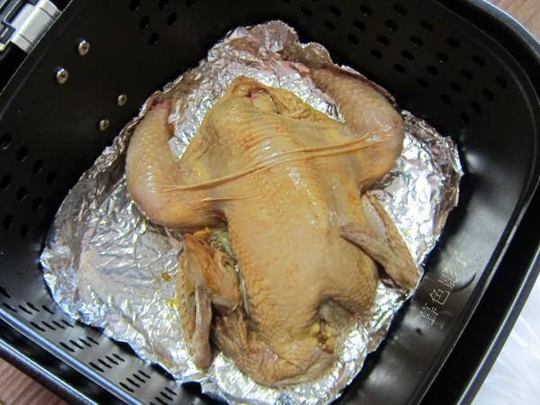 空氣炸鍋版烤雞的做法-家常味烘焙菜譜