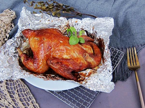 空氣炸鍋版烤雞的做法-家常味烘焙菜譜