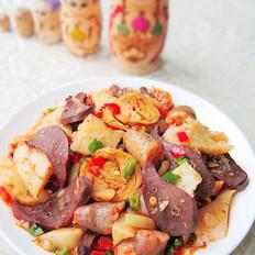 爆炒面肺子的做法-香辣味炒菜譜