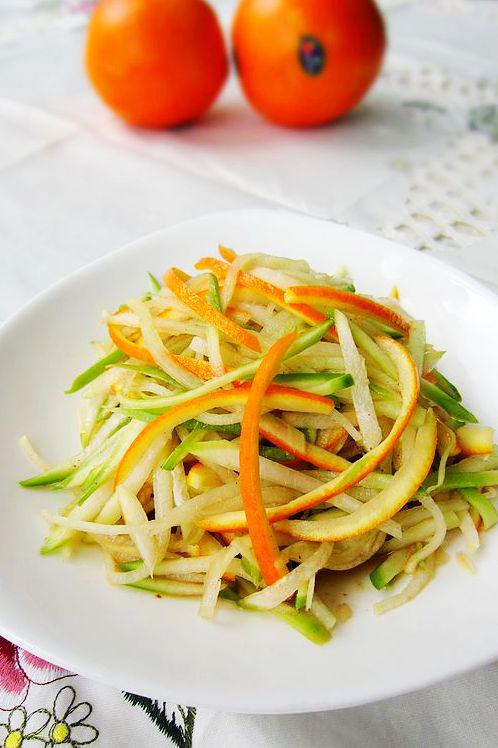 橙子皮拌青蘿卜絲的做法-家常味拌菜譜-易網(wǎng)健康養(yǎng)生網(wǎng) 橙子皮拌青蘿卜絲的做法-家常味拌菜譜