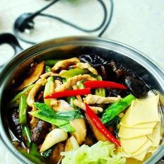 千張白菜亂燉的做法-家常味燉菜譜