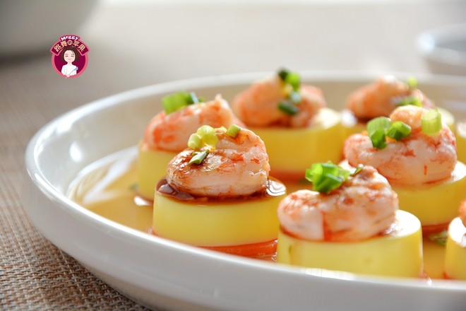 蒸蝦仁玉子豆腐的做法-咸鮮味蒸菜譜-易網健康養生網 蒸蝦仁玉子豆腐的做法-咸鮮味蒸菜譜