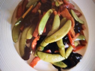 午餐肉炒甜蜜豆的做法-家常味炒菜譜