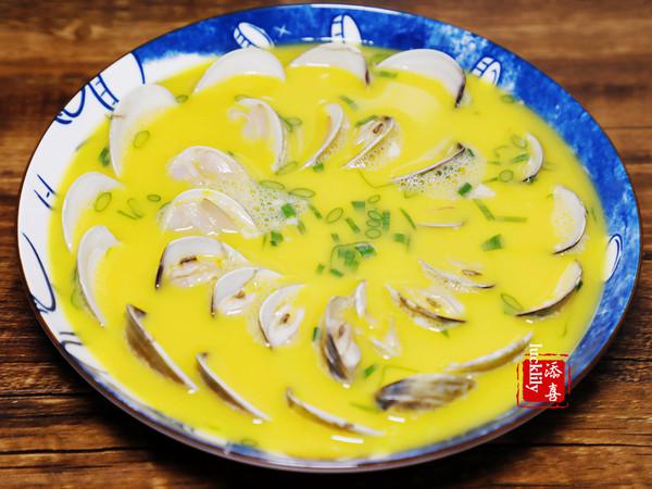 【添喜的廚房】蛤蜊蒸蛋的做法-咸鮮味蒸菜譜