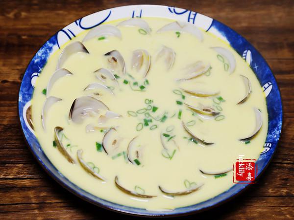 【添喜的廚房】蛤蜊蒸蛋的做法-咸鮮味蒸菜譜