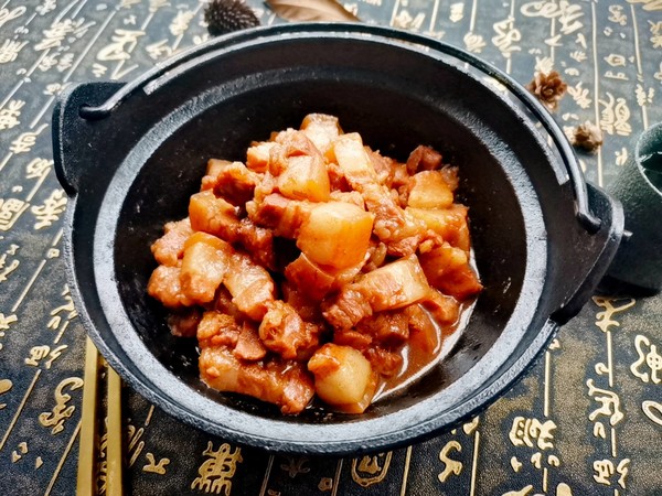 砂鍋壇肉的做法-咸鮮味砂鍋菜譜