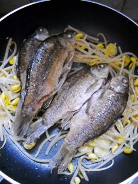 豆芽燒鯽魚(yú)的做法-咸鮮味燒菜譜
