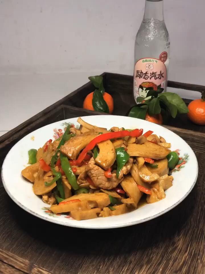 面筋炒肉絲的做法-家常味炒菜譜