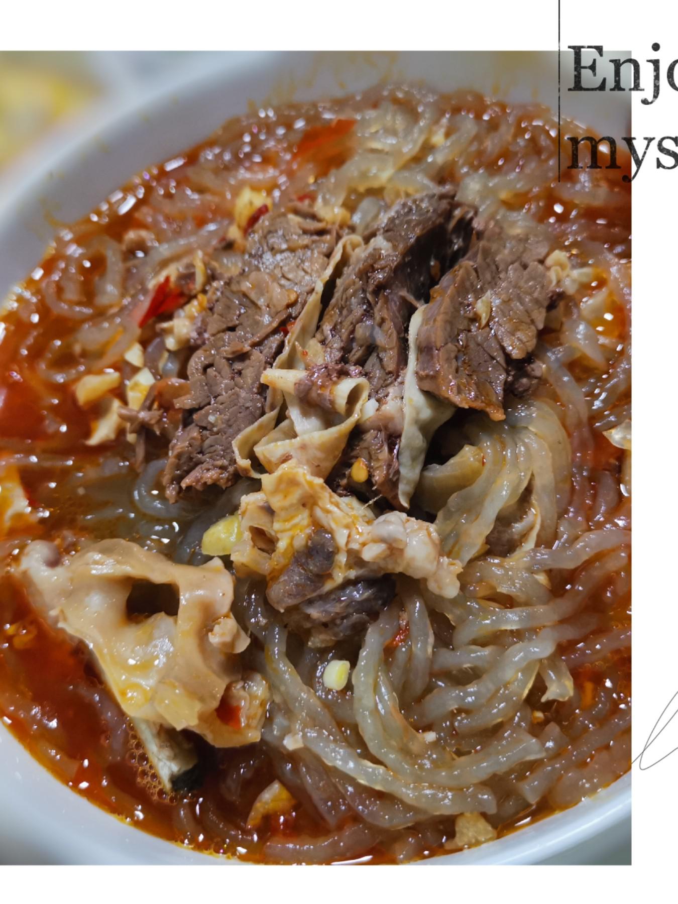 牛腩粉絲的做法-家常味燜菜譜