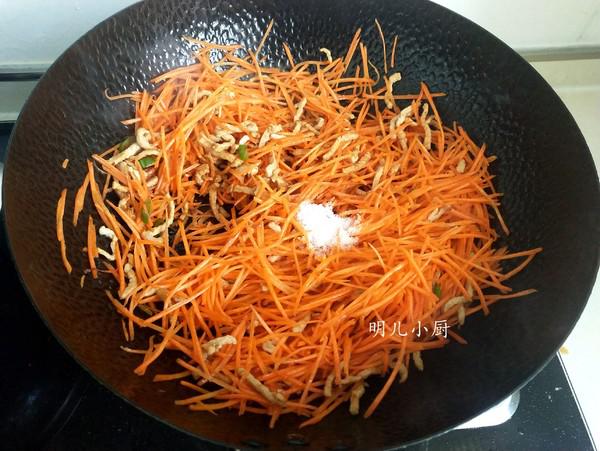 肉絲炒胡蘿卜的做法-家常味炒菜譜