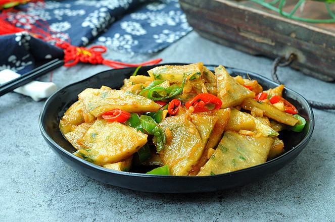 香辣紅薯皮的做法-香辣味煎菜譜