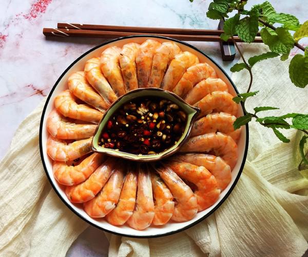 白灼蝦的做法-家常味蒸菜譜