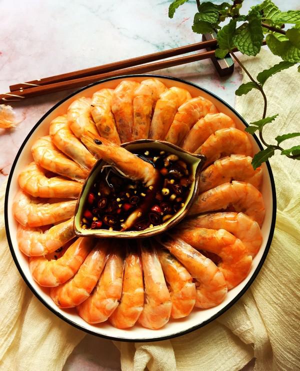 白灼蝦的做法-家常味蒸菜譜