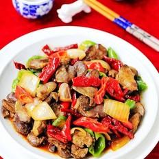 大盤(pán)雞雜的做法-香辣味炒菜譜