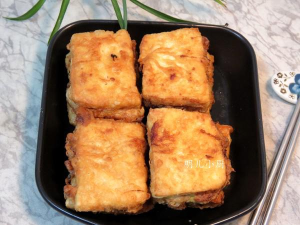 豆腐盒子的做法-家常味煮菜譜