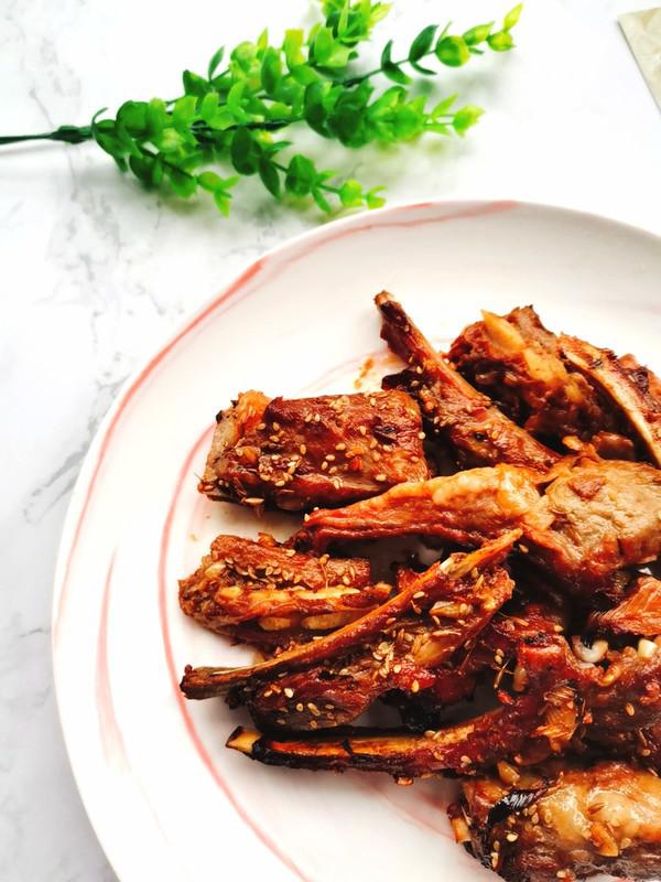 蒜香烤羊排的做法-蒜香味燒菜譜