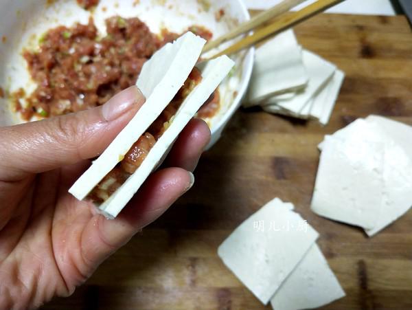 豆腐盒子的做法-家常味煮菜譜