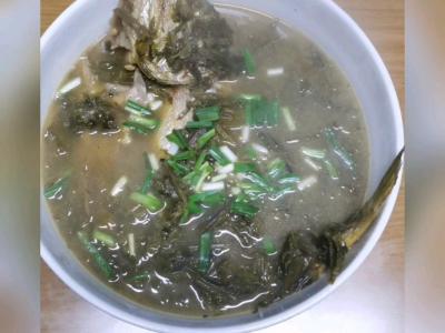 雪菜燉黃魚的做法-家常味煮菜譜