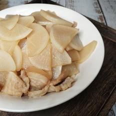 五花肉燒蘿卜的做法-家常味炒菜譜