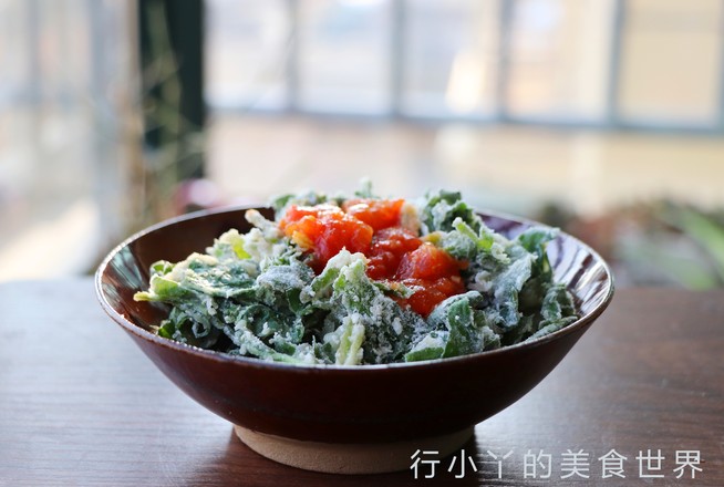 粉蒸蒲公英的做法-家常味蒸菜譜