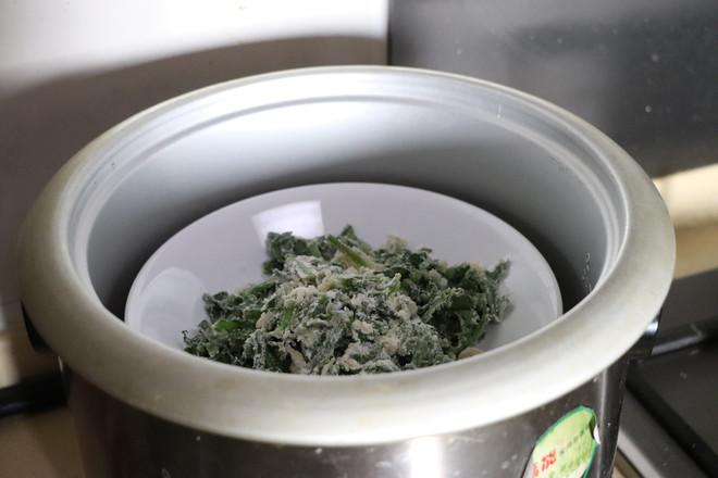 粉蒸蒲公英的做法-家常味蒸菜譜