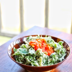 粉蒸蒲公英的做法-家常味蒸菜譜