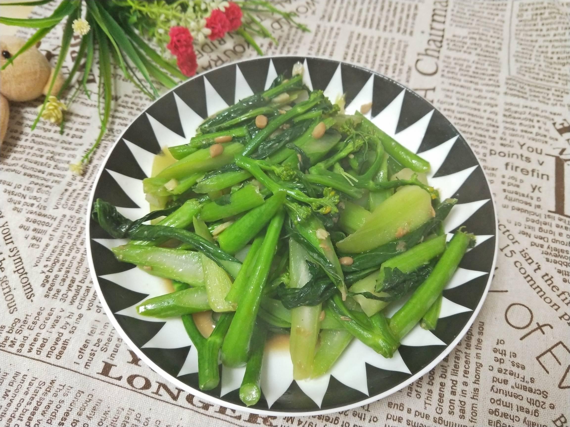 豆豉炒菜心的做法-咸鮮味炒菜譜-易網健康養生網 豆豉炒菜心的做法-咸鮮味炒菜譜