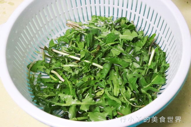 粉蒸蒲公英的做法-家常味蒸菜譜