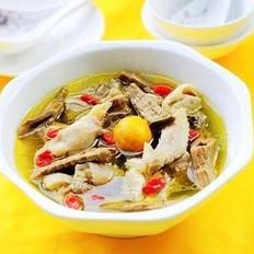 石筍干燉雞的做法-家常味燉菜譜