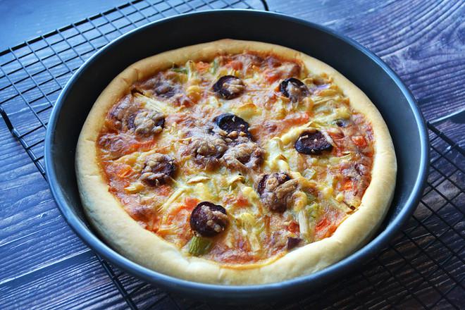 素什錦披薩的做法-咸鮮味烤菜譜-易網健康養生網 素什錦披薩的做法-咸鮮味烤菜譜